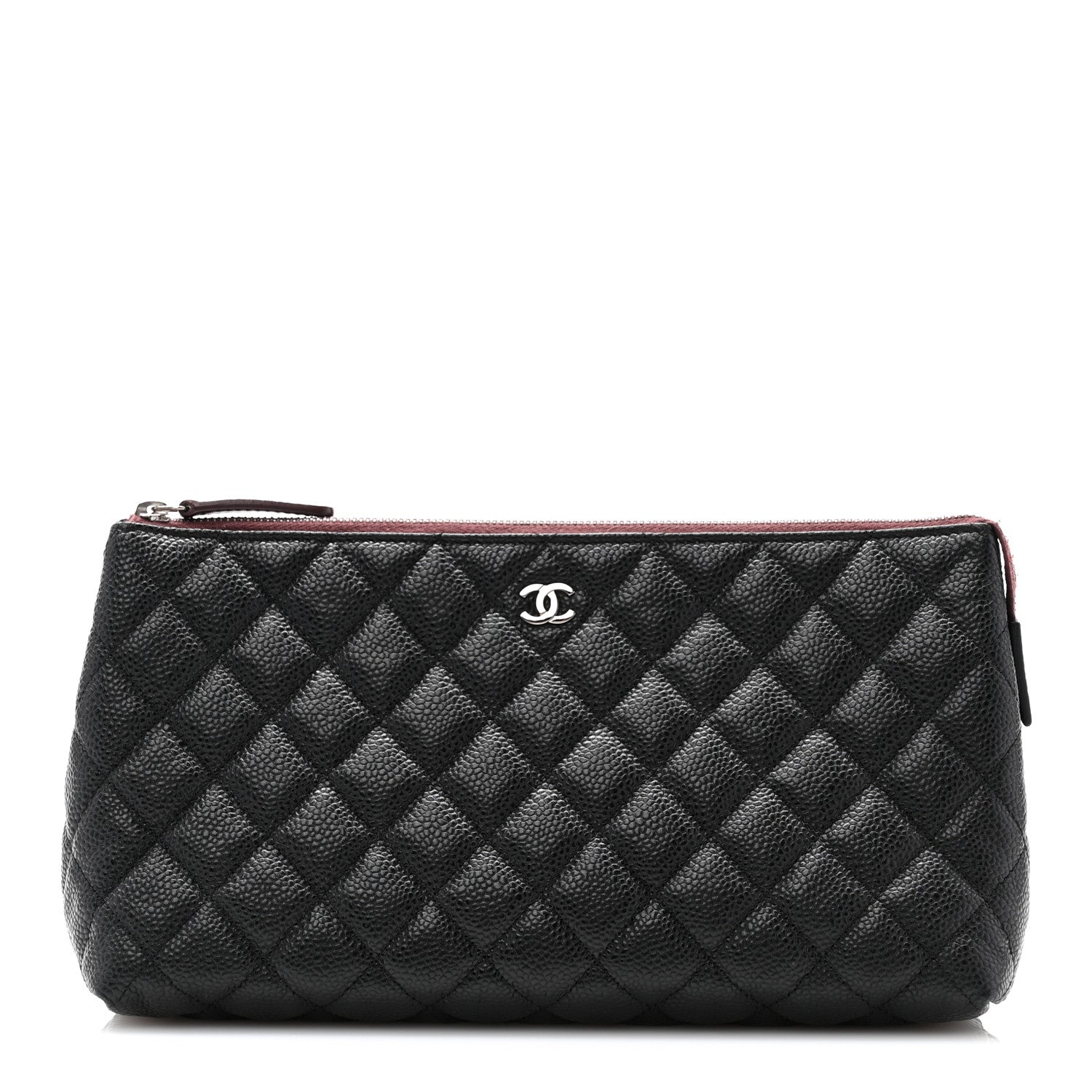 Chanel Caviar Quilted Cosmetic Case Black 1 of 10