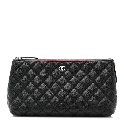 Chanel Caviar Quilted Cosmetic Case Black 1 of 10