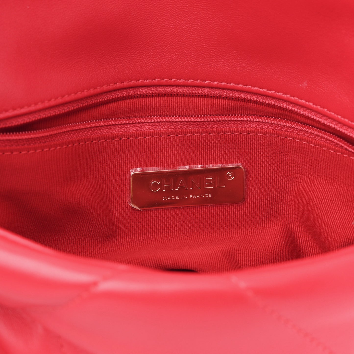 Goatskin Quilted Medium Chanel 19 Flap Pink