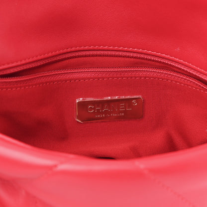 Chanel Goatskin Quilted Medium Chanel 19 Flap Pink 6 of 11