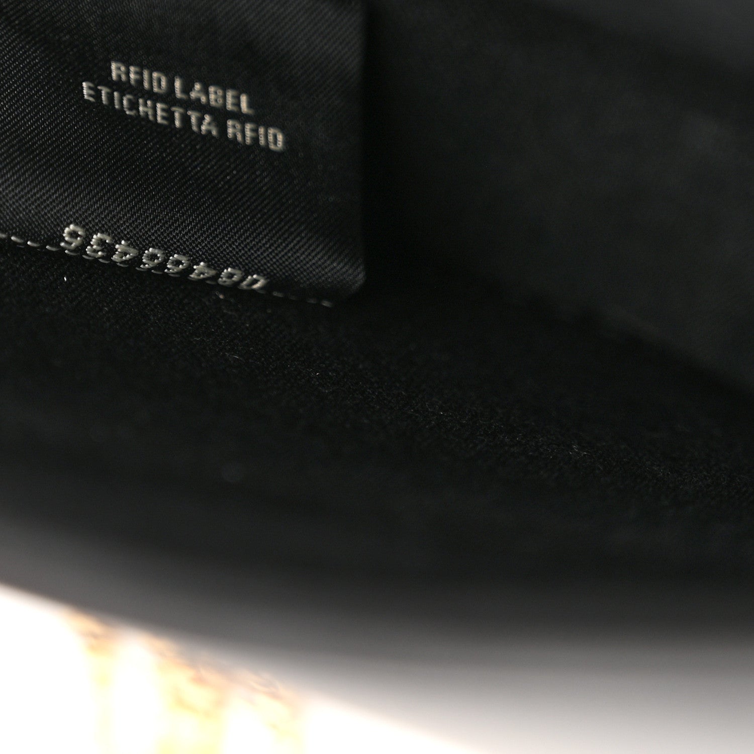 Fendi Vitello Grace Matte Fendigraphy Wallet On Chain Black 7 of 11