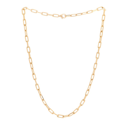 Cartier 18K Yellow Gold SM Santos De Cartier Link Necklace 3 of 6