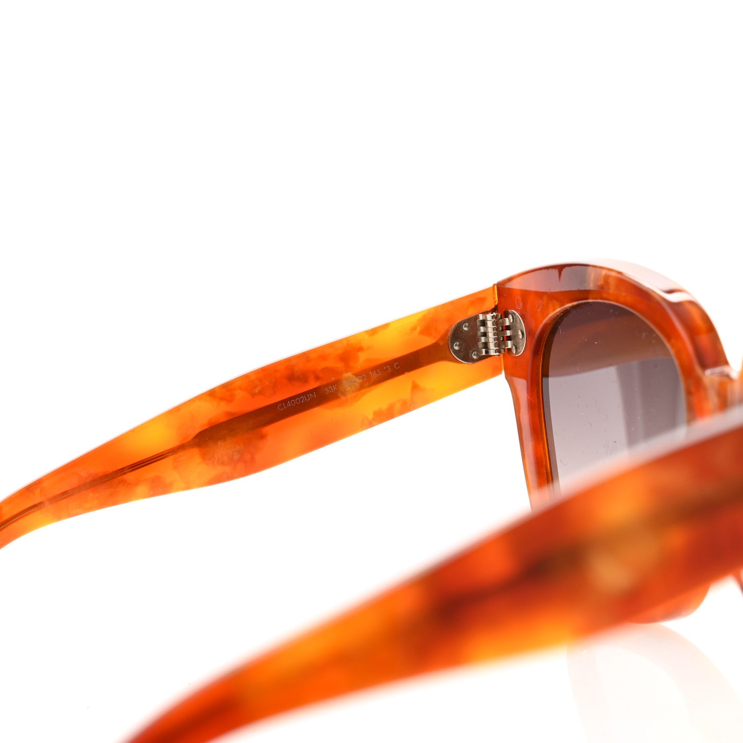 Celine Acetate Square Sunglasses CL4002UN Tortoise 6 of 8