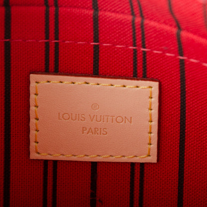 Louis Vuitton Monogram Neverfull MM GM Pochette Cherry 6 of 7