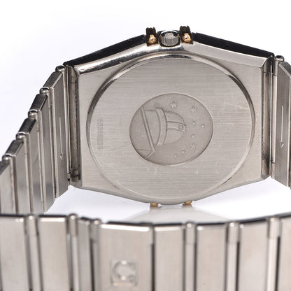 Omega Stainless Steel 18K Yellow Gold 33mm Constellation Quartz Watch Champagne 396.1075 5 of 6