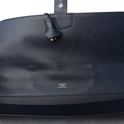 Hermes Epsom Sac A Depeches Light 1-37 Briefcase Bleu Nuit 9 of 10
