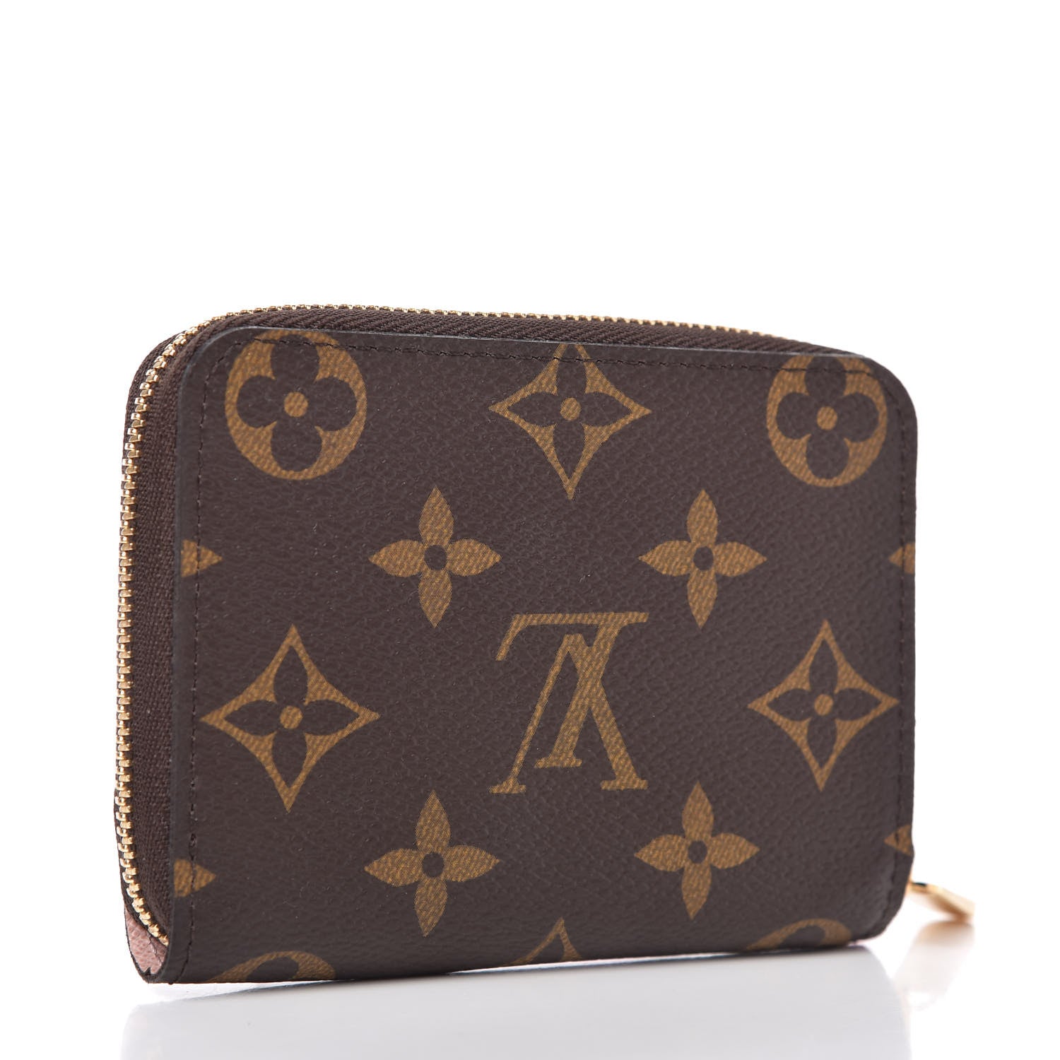 Louis Vuitton Monogram 2020 Christmas Animation Big Wheel Zippy Coin Purse Rose Ballerine 3 of 10