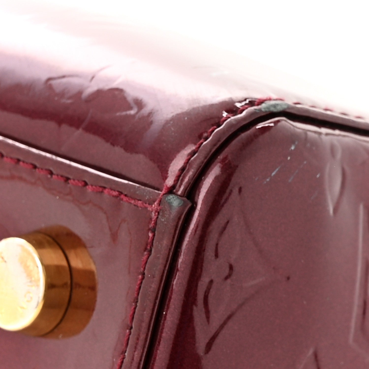 Louis Vuitton Vernis Brea MM Rouge Fauviste 12 of 16
