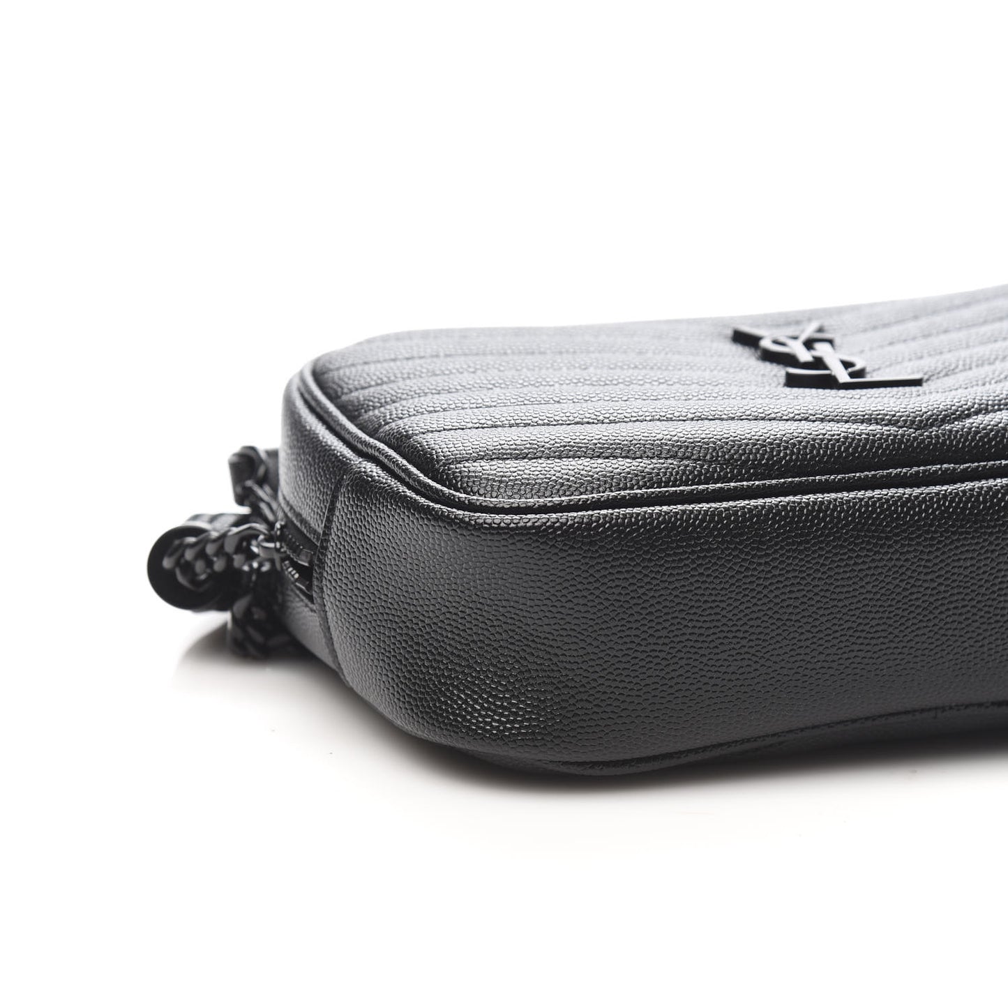 Grain De Poudre Matelasse Monogram Mini Lou Camera Bag Black