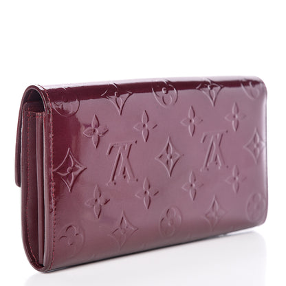 Louis Vuitton Vernis Sarah Wallet Rouge Fauviste 3 of 15