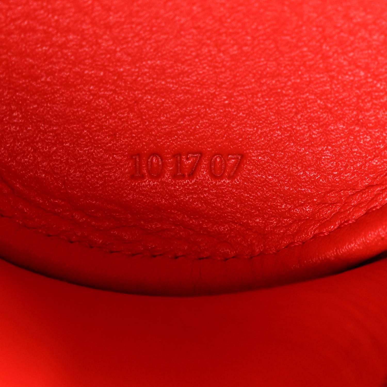 Loewe Calfskin Mini Elephant Crossbody Bag Scarlet Red 7 of 10