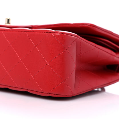 Chanel Lambskin Quilted Medium Double Flap Red 8 of 8