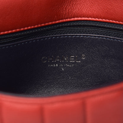 Chanel Calfskin Quilted Multi Chain Flap Red 6 of 12