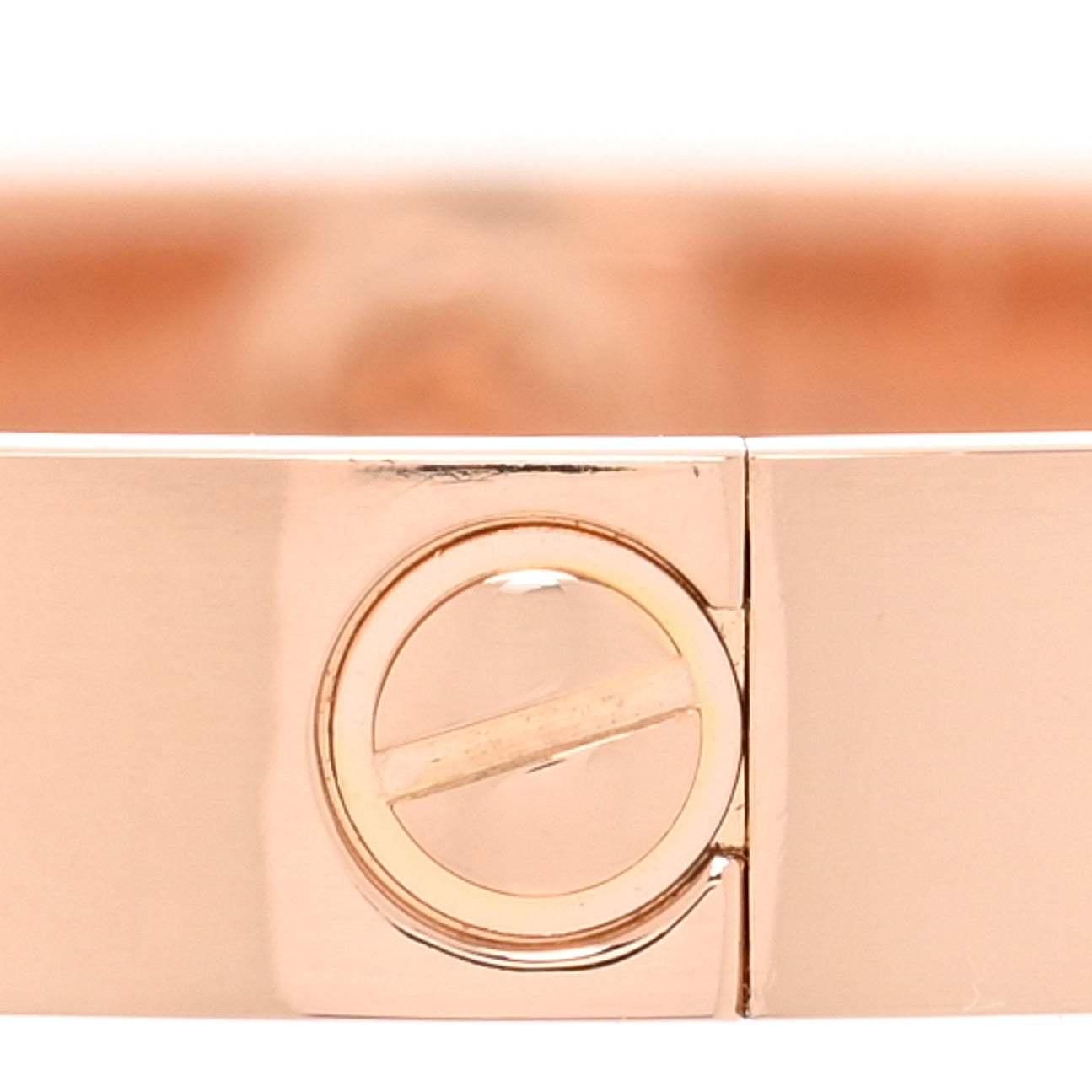 18K Pink Gold 4 Diamond LOVE Bracelet 16