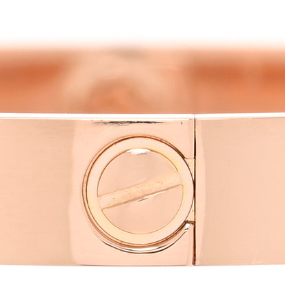 Cartier 18K Pink Gold 4 Diamond LOVE Bracelet 16 5 of 7