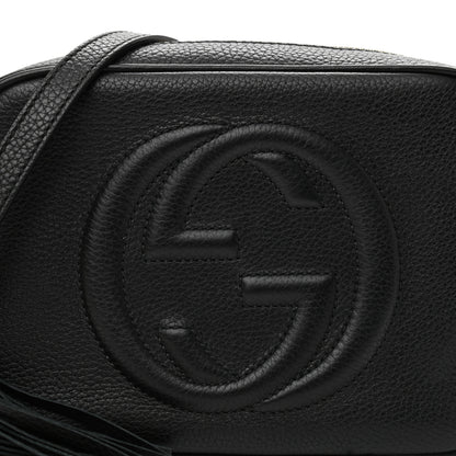 Gucci Pebbled Calfskin Small Soho Disco Bag Black 8 of 12