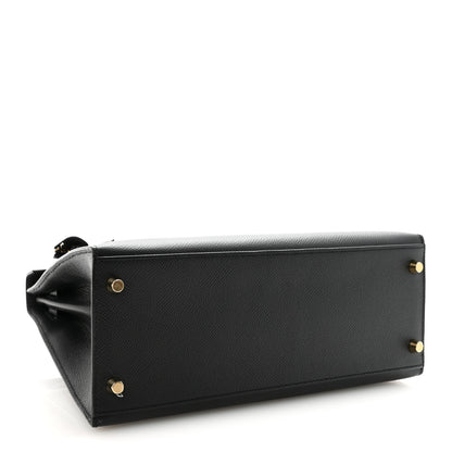 Hermes Epsom Kelly Sellier 28 Black 4 of 10