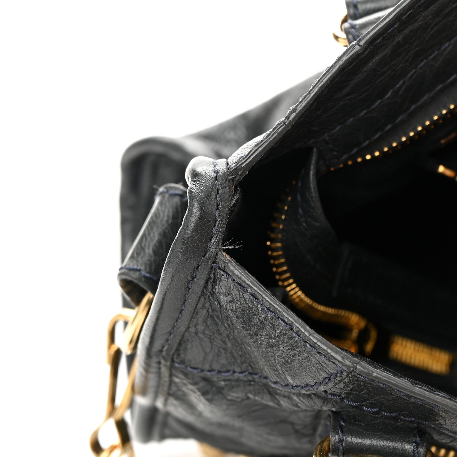 Balenciaga Agneau Giant 12 Gold Hardware Mini City Anthracite 11 of 21