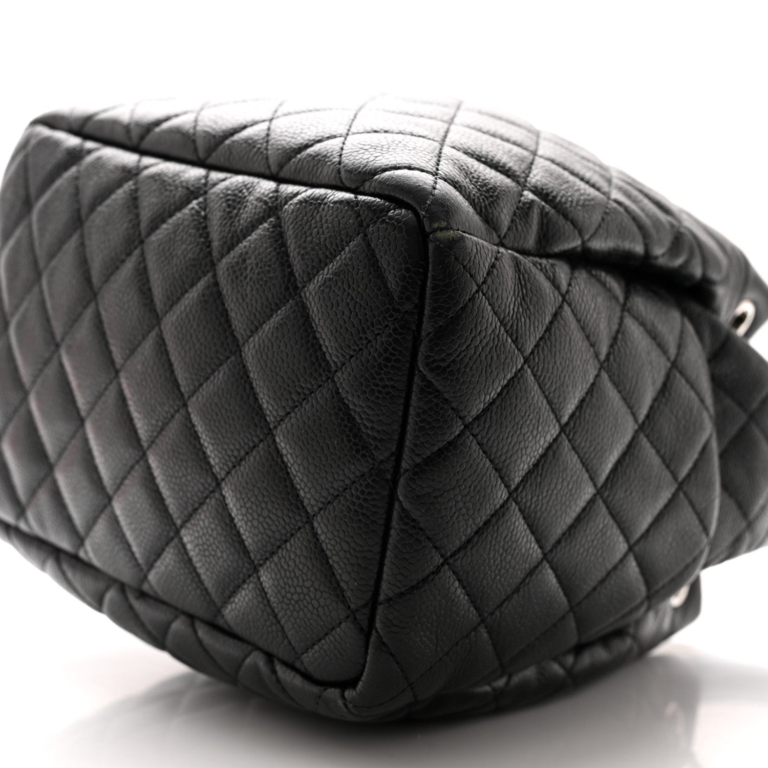 Chanel Caviar Quilted Small Chain Bucket Bag Black 10 of 14