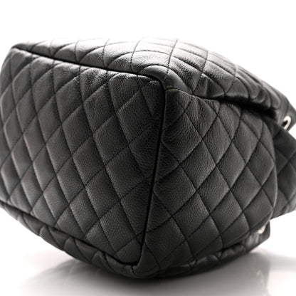 Chanel Caviar Quilted Small Chain Bucket Bag Black 10 of 14