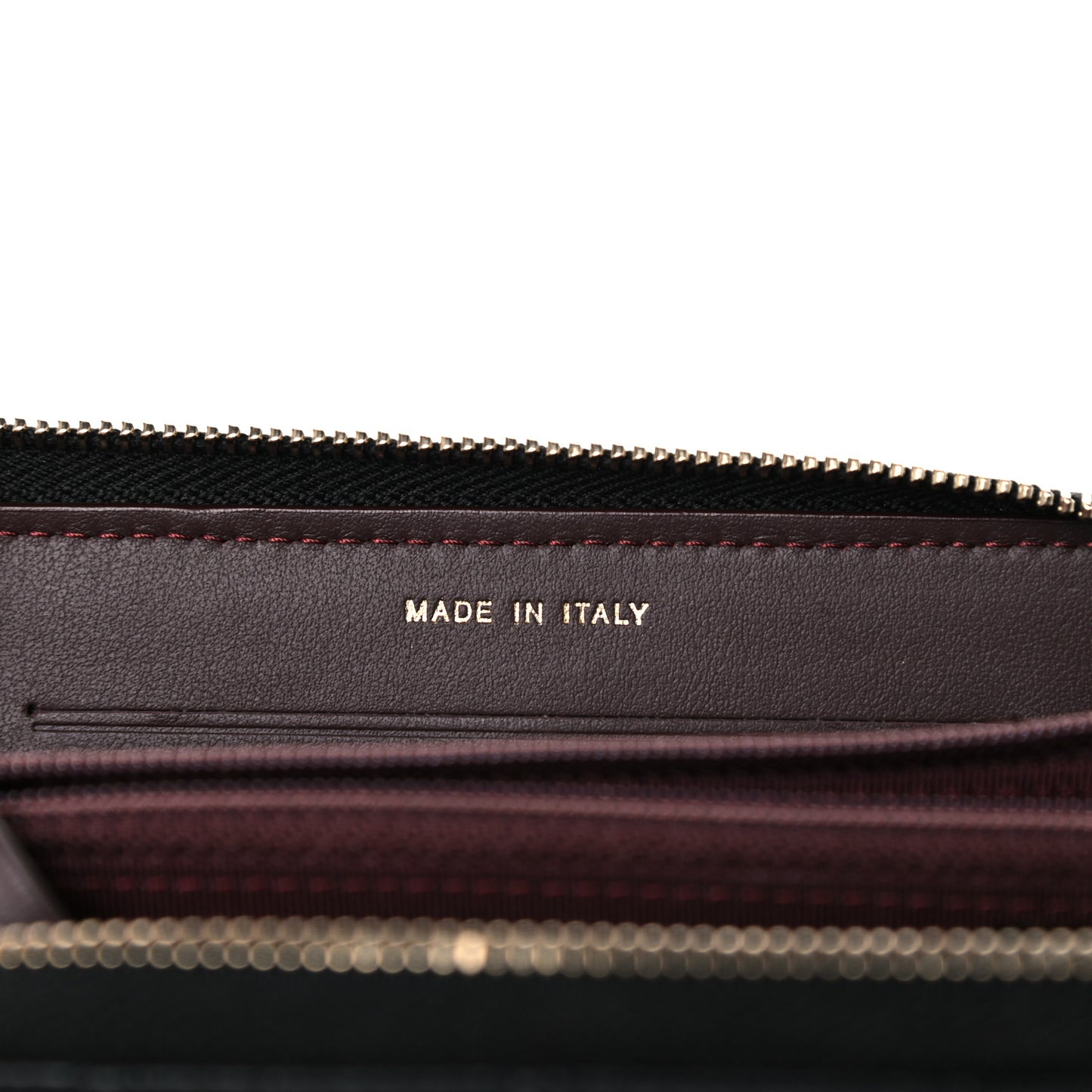 Aged Calfskin Quilted Small Lucky Charms 2.55 Reissue Zip Around Wallet Black