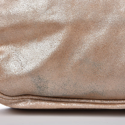 Christian Dior Metallic Calfskin Medium Gaucho Double Saddle Bag Bronze 12 of 13