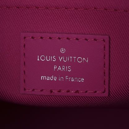 Louis Vuitton Monogram Macassar Pochette Voyage MM Fuchsia 6 of 9
