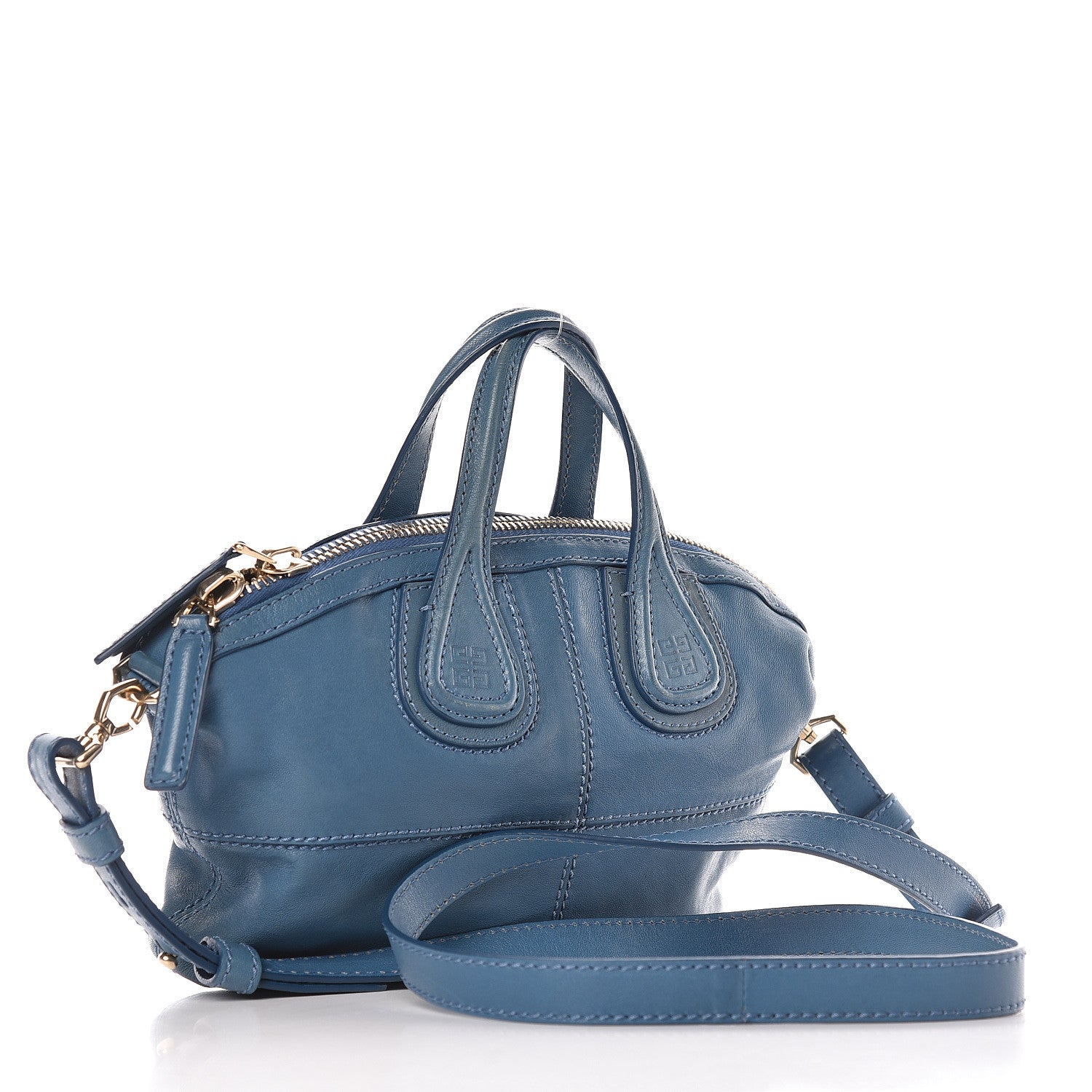 Givenchy Lambskin Micro Nightingale Medium Blue 3 of 15
