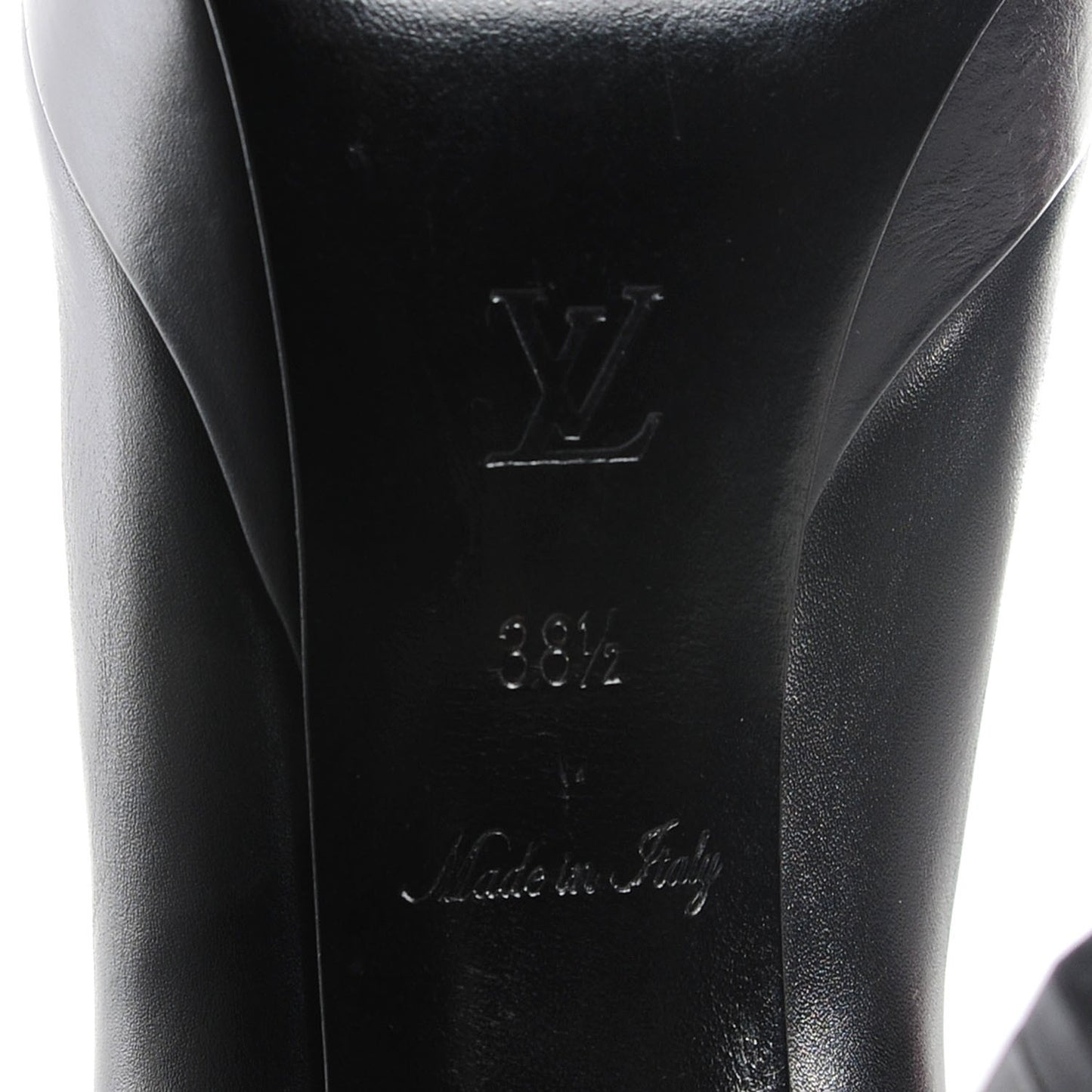 Calfskin Suede Art Deco Boots 38.5 Black