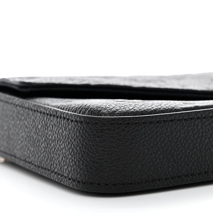 Louis Vuitton Empreinte Pochette Felicie Chain Wallet Black 8 of 10