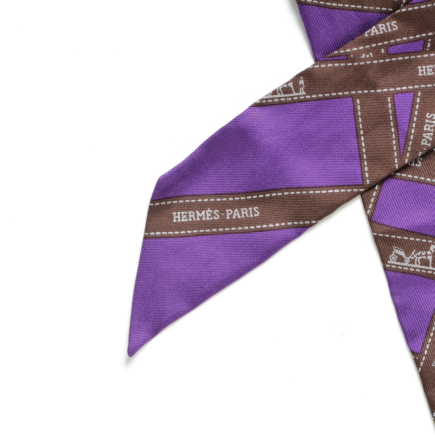 Hermes Palladium Medor Bolduc Twilly Scarf Ring Set 5 of 7