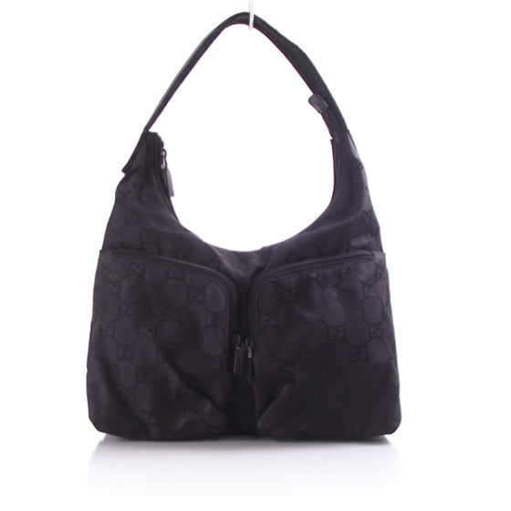 Vintage Nylon Monogram Hobo