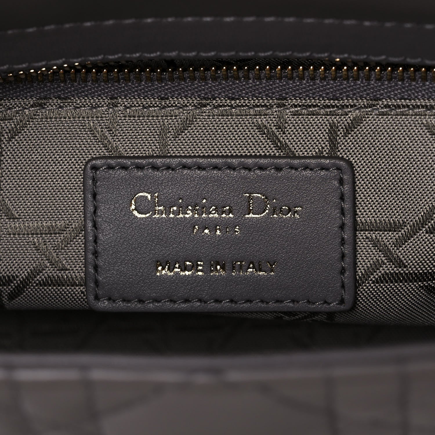 Christian Dior Lambskin Cannage Small My ABCDior Lady Dior Grey 7 of 12