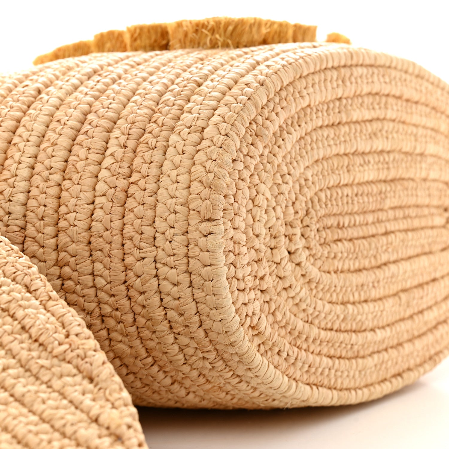 Loewe Raffia Small Bunny Basket Tote Bag Natural 9 of 11