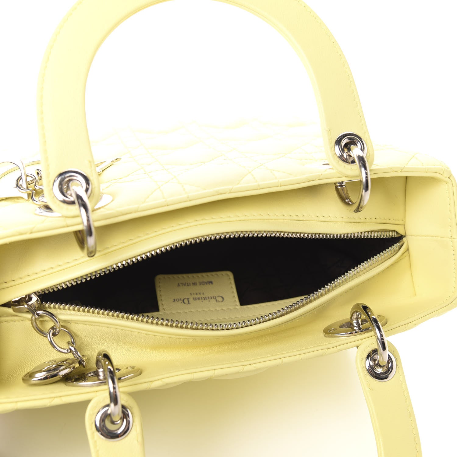 Christian Dior Lambskin Cannage Medium Lady Dior 5 of 10