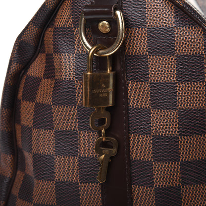 Louis Vuitton Damier Ebene Speedy Bandouliere 30 19 of 23