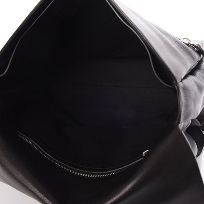 Givenchy Grained Calfskin Medium Pandora Pure Flap Bag Black 6 of 8
