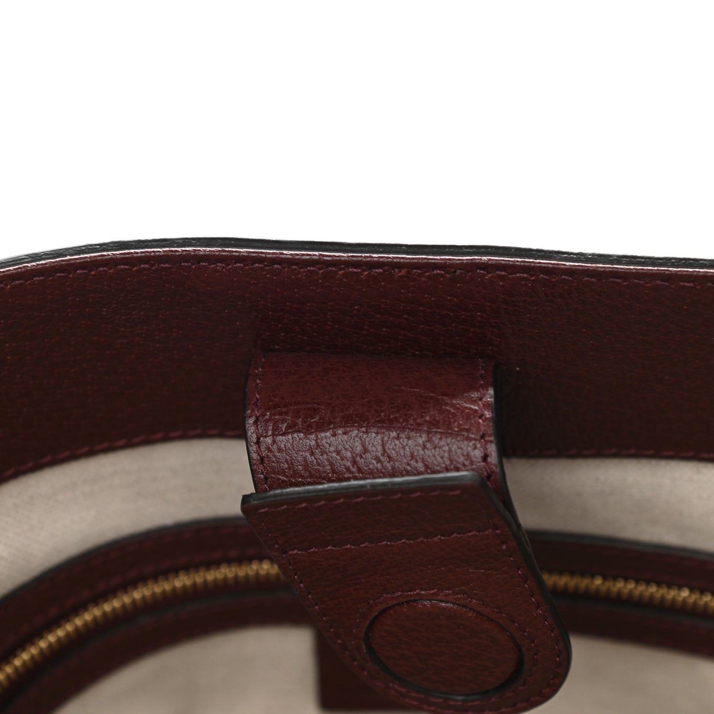 Monogram Textured Dollar Calfskin Web Medium Ophidia Shopping Tote Sahara Rubino Chardonnay