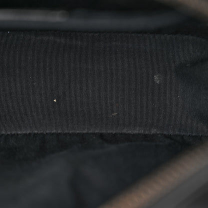 Saint Laurent Calfskin Matelasse Monogram Monochrome Lou Camera Bag Black 12 of 16