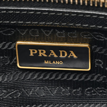 Prada Saffiano Small Galleria Double Zip Tote Black 6 of 17