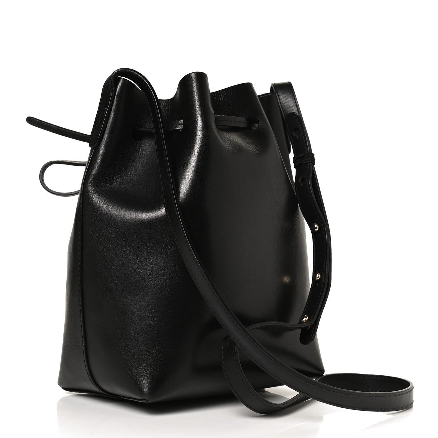 Saffiano Mini Bucket Bag Black