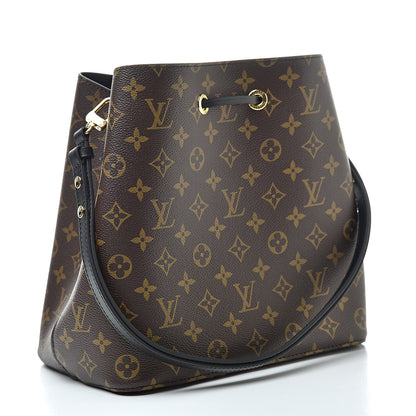 Louis Vuitton Monogram Neonoe MM Black 3 of 10
