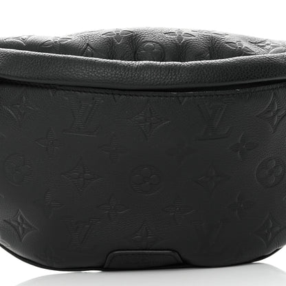 Louis Vuitton Calfskin Monogram Shadow Discovery Bumbag Black 7 of 11