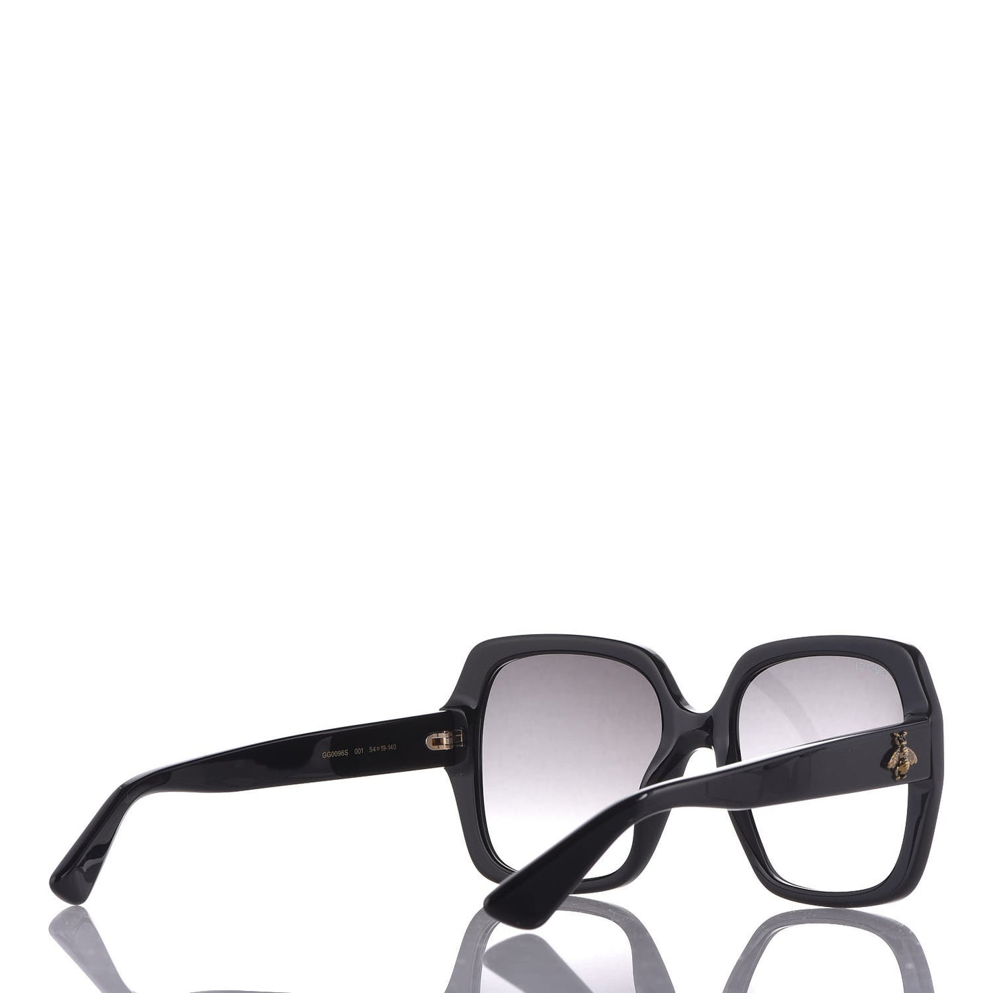Acetate Square Frame GG0096S Sunglasses Black