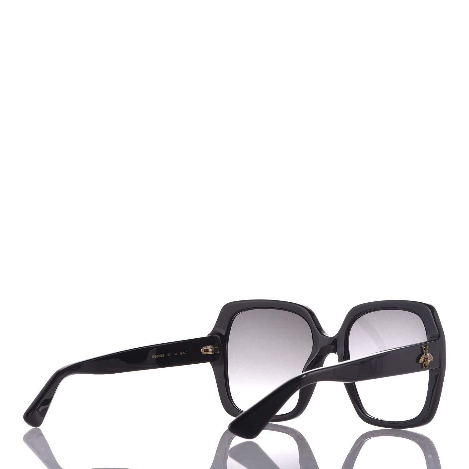 Gucci Acetate Square Frame GG0096S Sunglasses Black 4 of 8