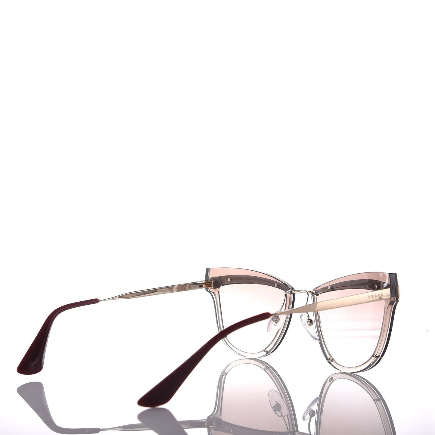 Cinema Evolution 65mm Sunglasses SPR 12U Beige Gradient Mirror