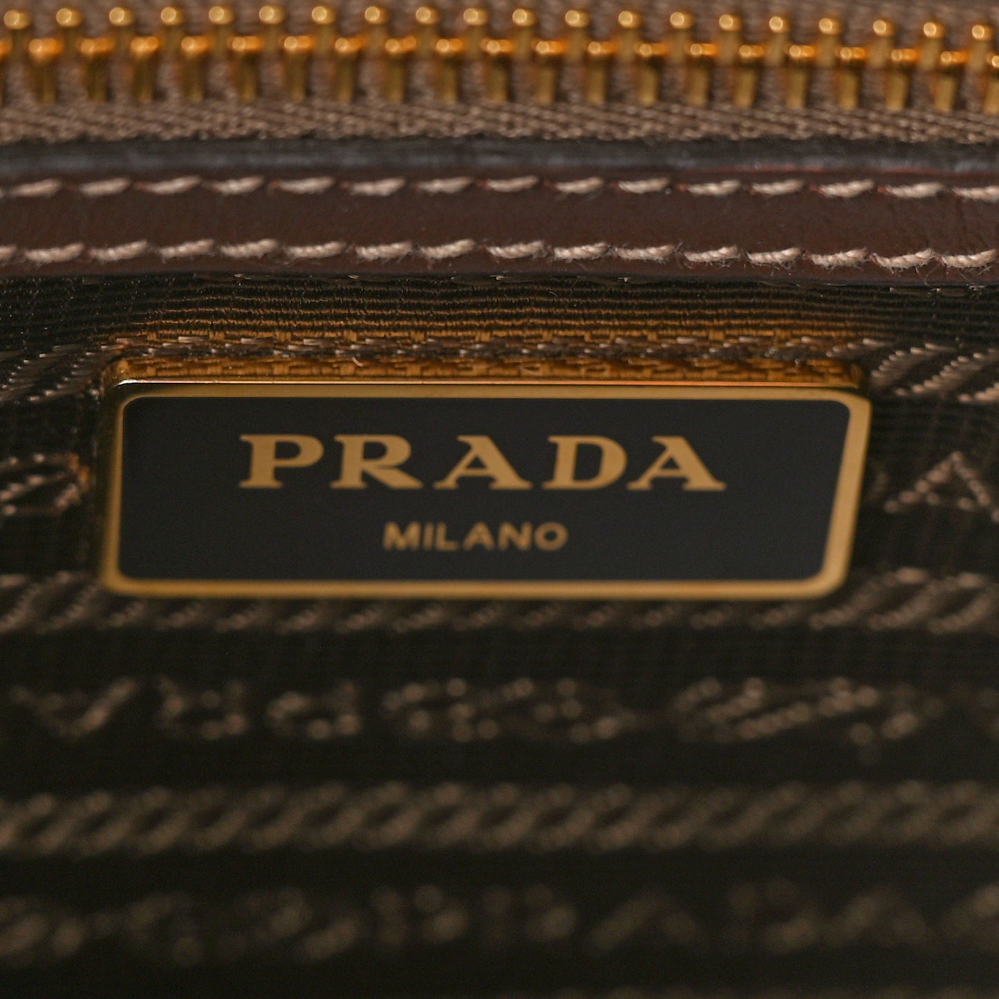 Jacquard Logo Camera Bag Corda Bruciato