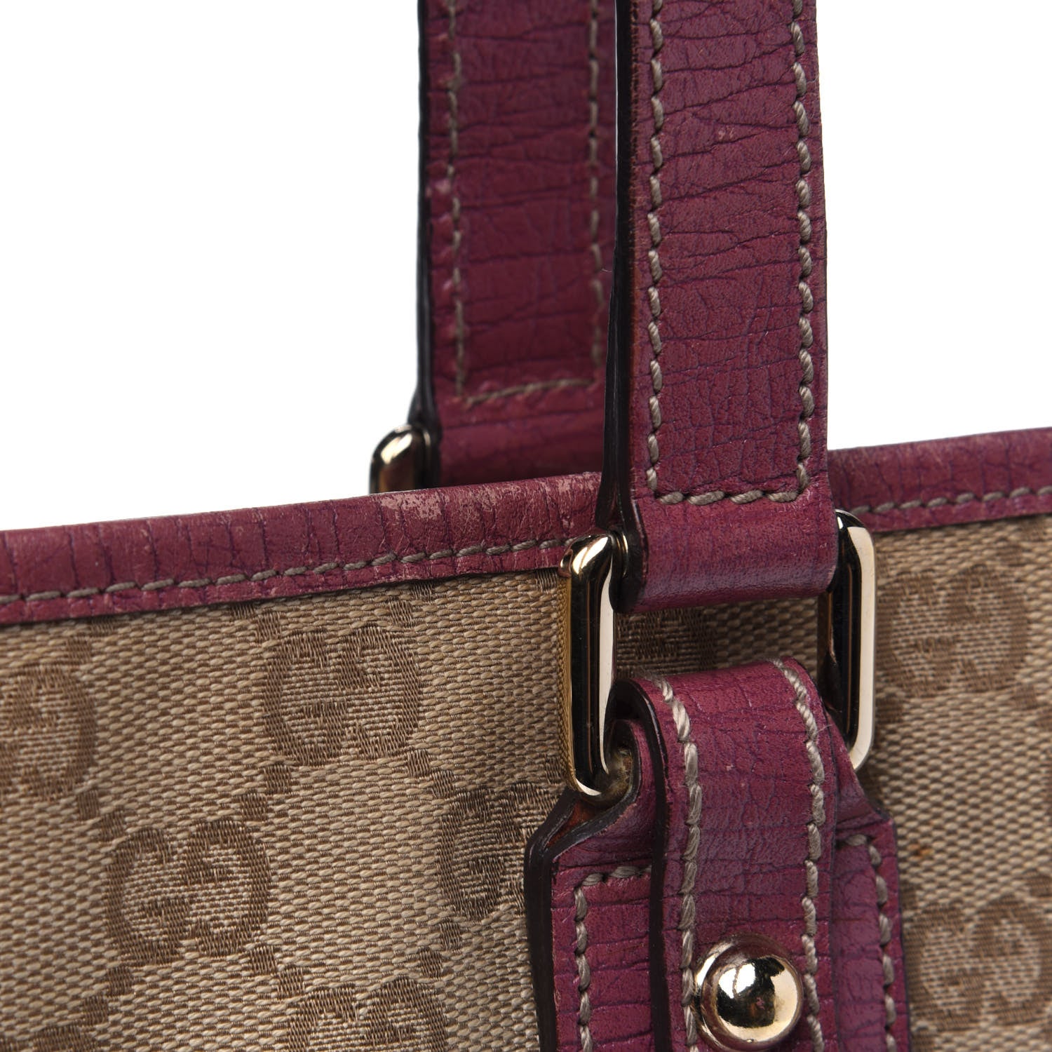 Gucci GG Monogram Jolicoeur Vertical Shopping Tote Pink 9 of 14