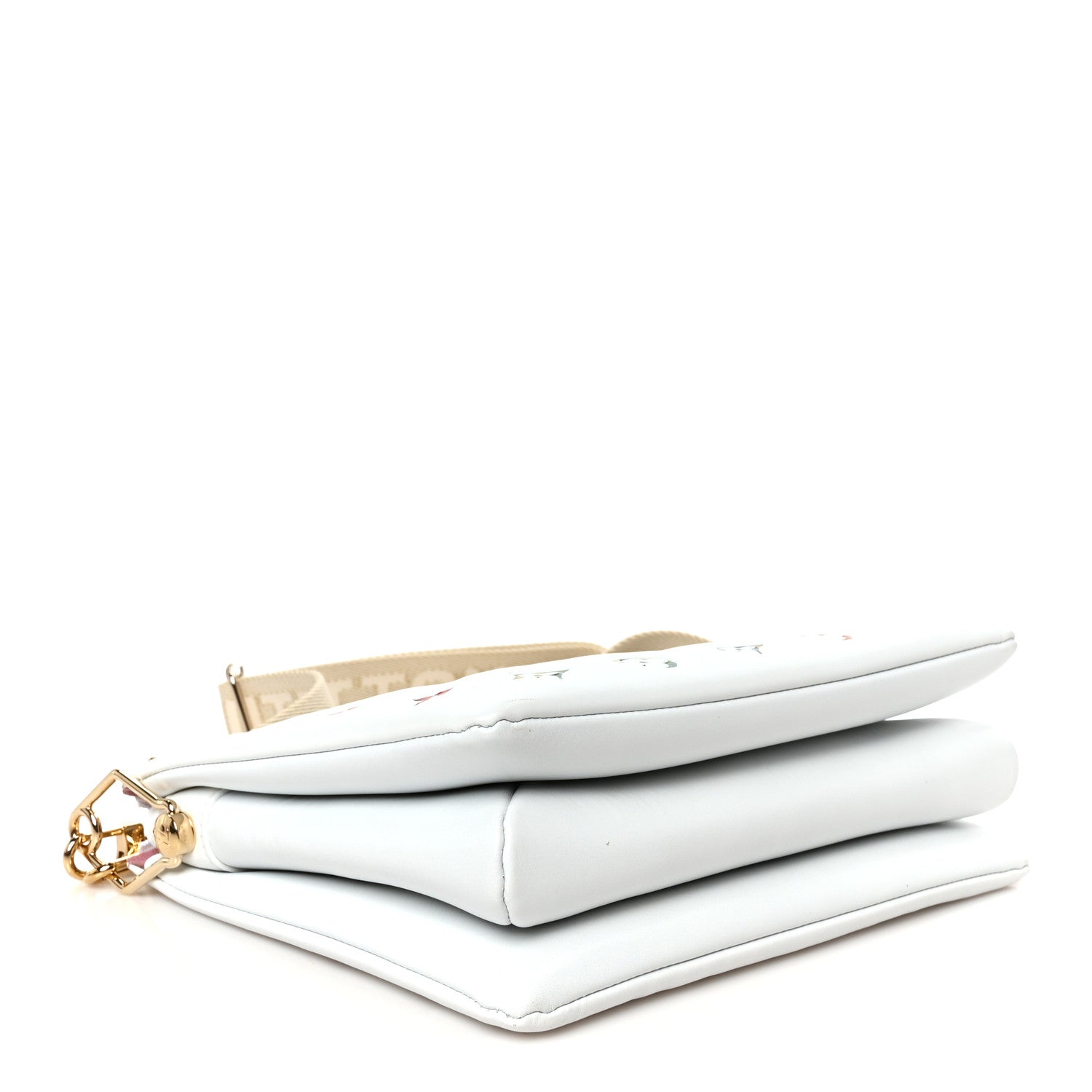 Louis Vuitton Lambskin Embossed Monogram LV Garden Coussin PM Cream 4 of 11