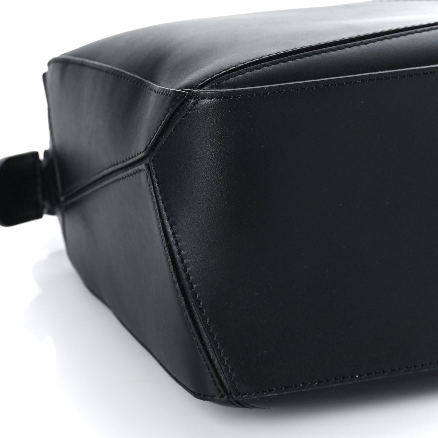 Satin Calfskin Puzzle Bag Black